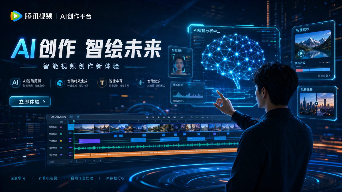 成人小说 AI视频剪辑与智能创作界面展示